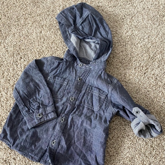 First impressions toddler boys button down shirt and pants outfit size 18 months - Picture 4 of 13